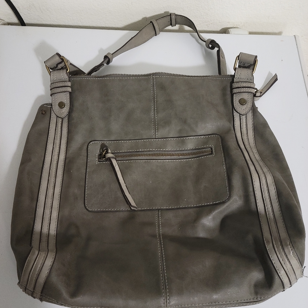Gray purse